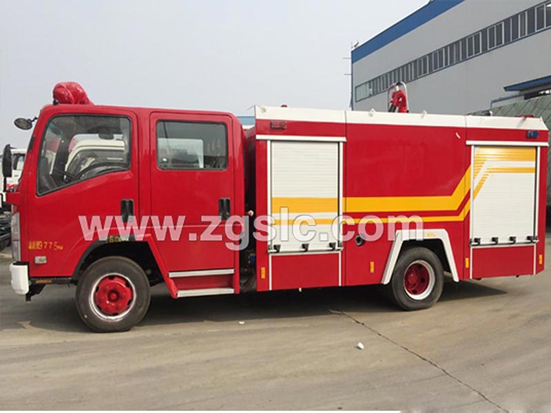慶鈴五十鈴3噸水罐消防車(chē)（國(guó)五）-那家便宜