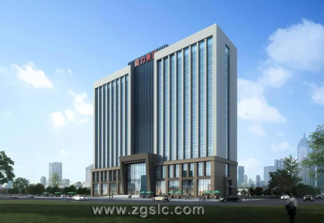 程力集團總部智慧云新大樓效果圖，樓宇高17層，總面積達四萬平方米