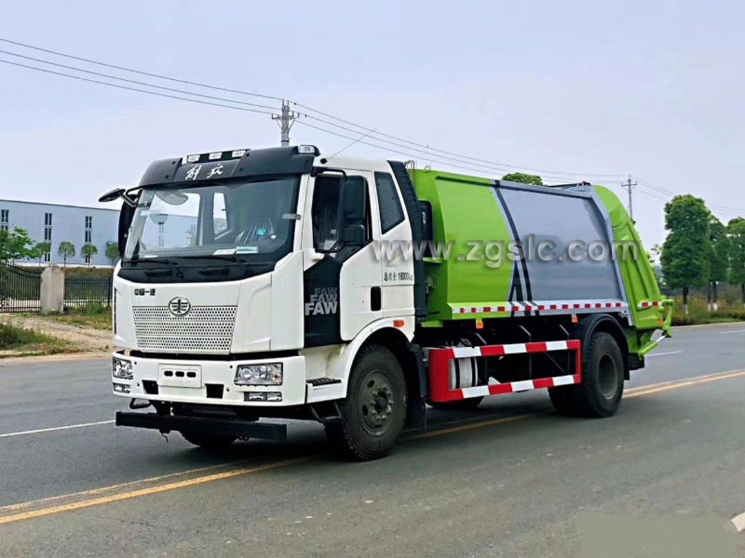 國六解放壓縮垃圾車多少錢？